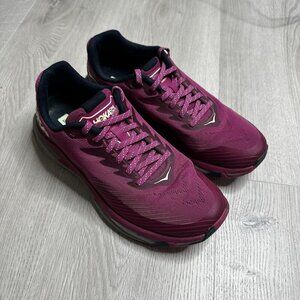 Hoka One One Torrent 2 Trail Running Sneakers Shoes Pink Womens Size 9.5 - EUC